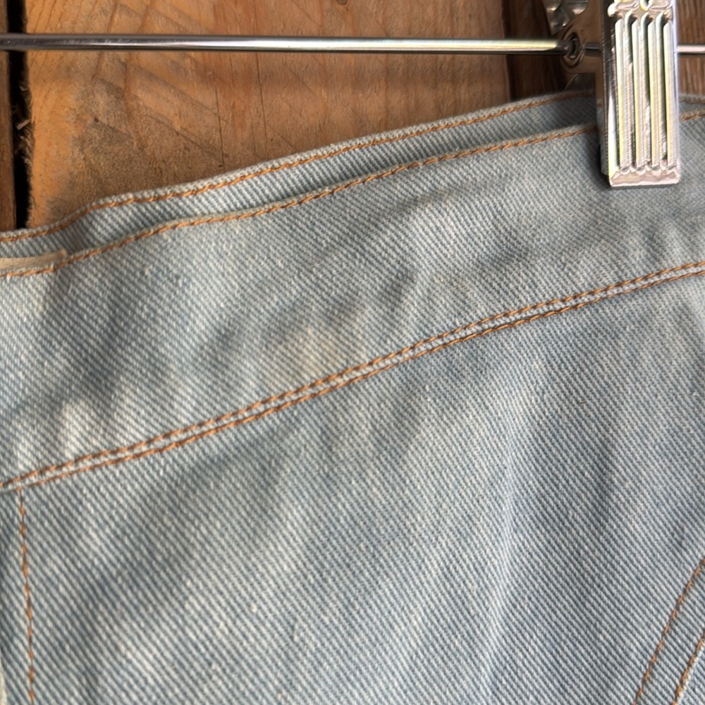 CHASING UNICORN western denim mini skirt with suede fringe - Picture 6 of 10